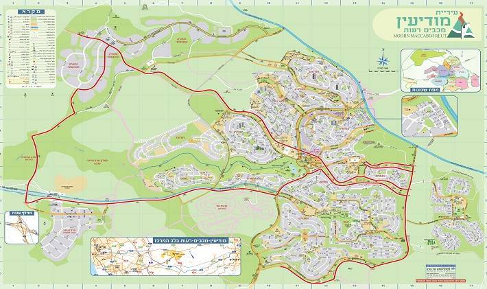 מפת מסלולים