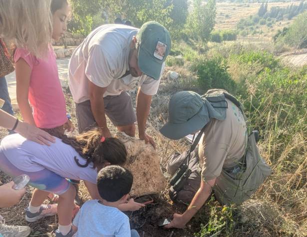 חוקרים את ואדי נחל ענבה חוקרים את ואדי נחל ענבה
