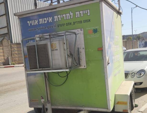 ניידת למדידת איכות אוויר ניידת למדידת איכות אוויר