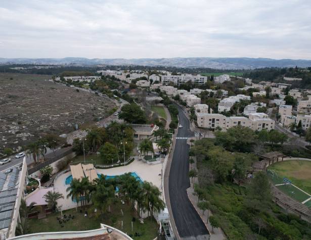 upgraded road on Emek Dotan upgraded road on Emek Dotan