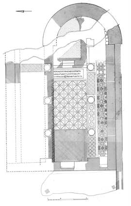 תכנית הכנסייה והפסיפס תכנית הכנסייה והפסיפס