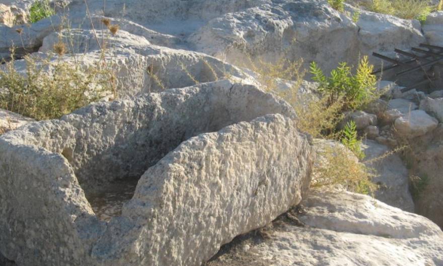 תמונות: אבוסים ושקתות מעל מגרש-החנייה של הדרומי של פארק ענבה