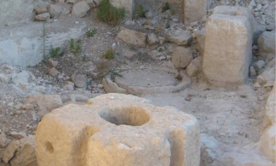 תמונות: מתקני הכבישה בבית-הבד