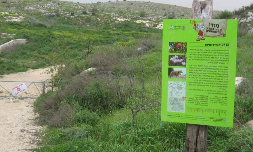 אלבום תמונות: שלט הסבר על גבעות חדת בארית וקנובה סמוך לכיכר מנחם בגין אלבום תמונות: שלט הסבר על גבעות חדת בארית וקנובה סמוך לכיכר מנחם בגין