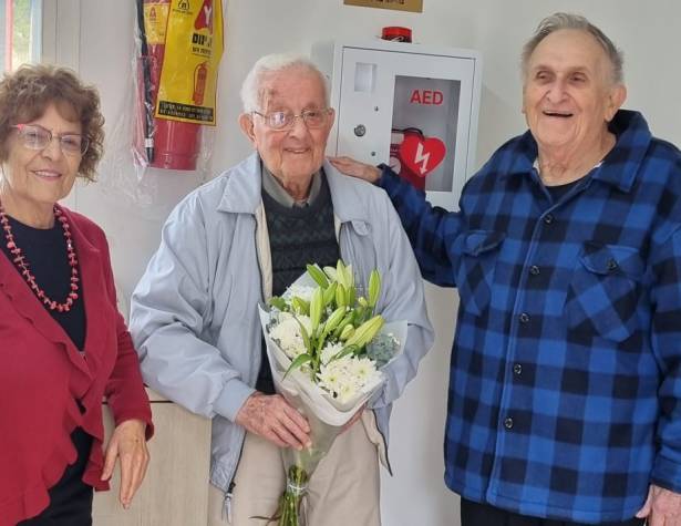 טקס חנוכת עמדת ההחייאה בבית ארגמן טקס חנוכת עמדת ההחייאה בבית ארגמן