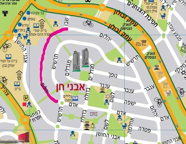 מפת העבודות הקמת כיכר בעמק זבולון שלב שלישי מפת העבודות הקמת כיכר בעמק זבולון שלב שלישי
