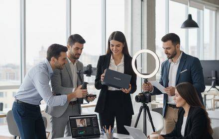 קורס עמידה מול המצלמה