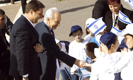 ביקור נשיא המדינה שמעון פרס: תמונה 2 מתוך 12