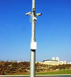 מצלמת ביטחון בפארק ענבה
