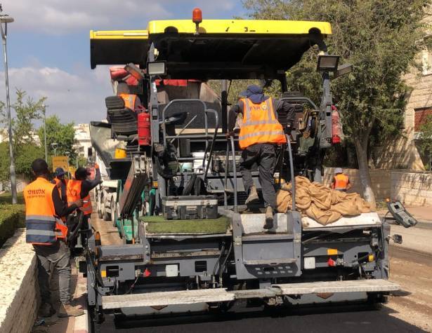 סלילת כביש - תמונה המחשה