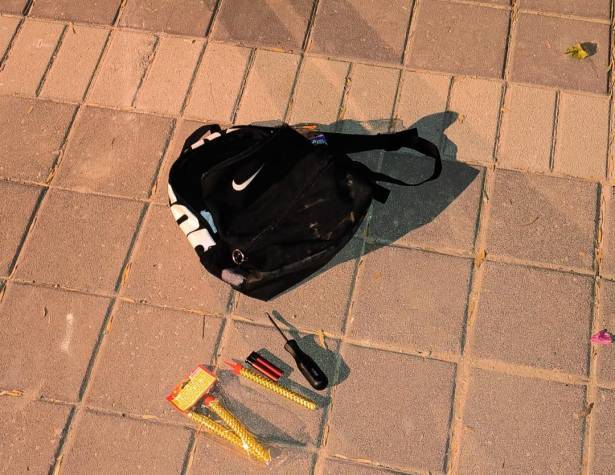 חלק מהנפצים שנתפסו