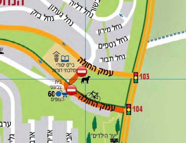מפת עבודות עמק החולה דרום מפת עבודות עמק החולה דרום