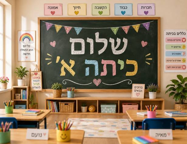 שלום כיתה א' תמונת המחשה שלום כיתה א' תמונת המחשה