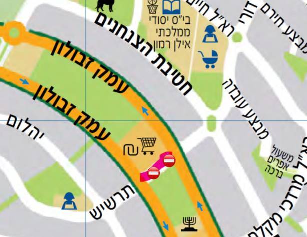 בחוץ עבודות כיכר עמק זבולון שלב שני בחוץ עבודות כיכר עמק זבולון שלב שני