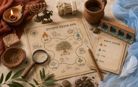 שבת משפחתית: פעילות פתיחת הקיץ - ארבעת היסודות שבת משפחתית: פעילות פתיחת הקיץ - ארבעת היסודות
